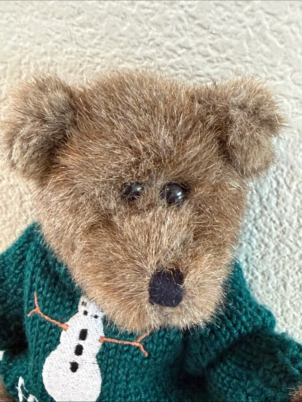 Vintage Boyds Bear Breezy T. Frostman 1990's Frosty Sweater JB Bean Series 8